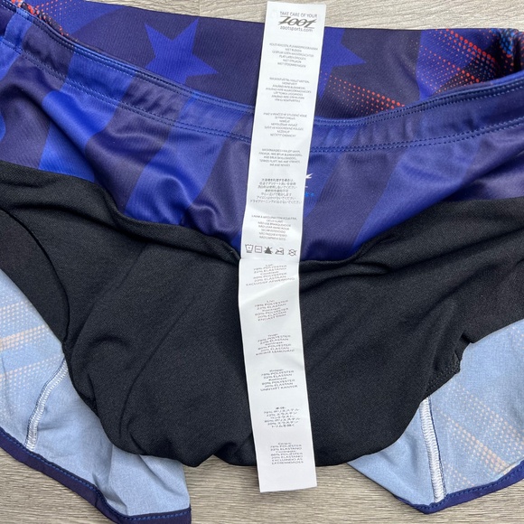 ZOOT Women's Ltd 3" Running Shorts - Limited Edition, Red White Blue, USA - XS - Picture 12 of 15